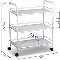 Topeakmart 3-Tier Salon Trolley Cart — image 3