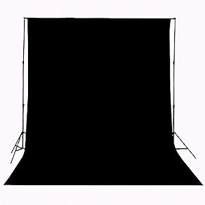 HMTFOTO 10x12ft Black Muslin Photography Backdrop Review