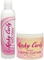 Kinky Curly Knot Today Leave In Conditioner + Curl Custard Gel 8 oz — image 3