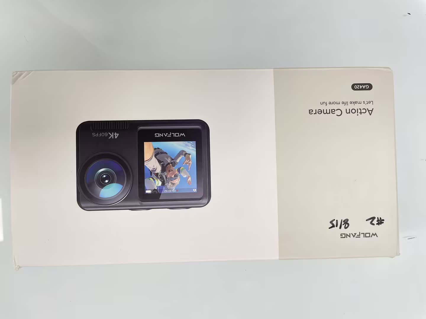 WOLFANG GA420 4K/60FPS 24MP ESI手振れ補正 防水 USB-Type C 
