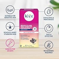 Veet Leg and Body Hair Remover Cold Wax Strips, 40 ct (Pack of 3) — image 5