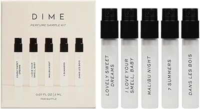 Dime Beauty Perfume Sampler Set of 5 (2mL each)