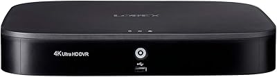 Lorex D841A82B 4K HD 8-Channel DVR with 2TB HDD