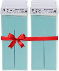 Rica Aloe Vera Roll-On Wax Kit (Set of 2 Refill Wax) 100mL