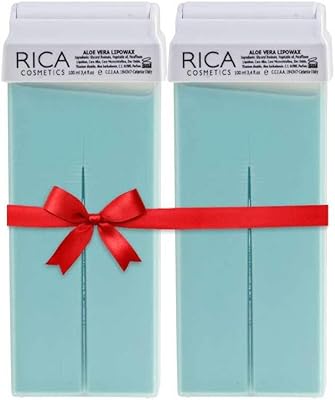 Rica Aloe Vera Roll-On Wax Kit (Set of 2 Refill Wax) 100mL