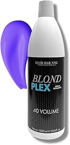 Hair Bar NYC 40 Volume Blond Plex Violet Developer 33.8oz