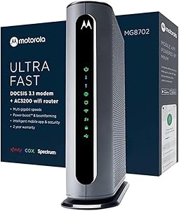 Motorola MG8702 DOCSIS 3.1 Cable Modem + Wi-Fi Router Review