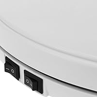 PrimeMatik 25cm Electric Rotating Platform with LED — image 2