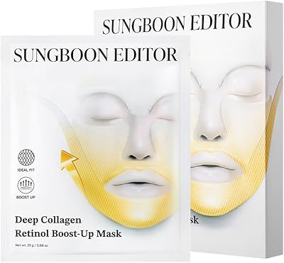 SUNGBOON EDITOR Deep Collagen Retinol Tension Boost Up Mask (25g x 4)