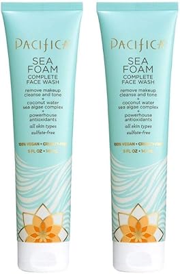 Pacifica Beauty Sea Foam Complete Face Wash 5 oz, 2 Pack