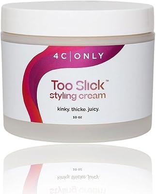 4C ONLY Too Slick Styling Cream 10 oz Jar
