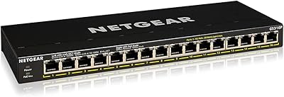 NETGEAR GS316P 16-Port PoE+ Gigabit Ethernet Switch