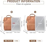 Kah&Kee Leather Backpack B1211 15-inch Laptop Bag — image 4