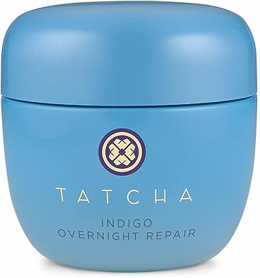 TATCHA Indigo Overnight Repair Face Cream & Serum Treatment 50mL