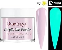 Oumisaya Glow in the Dark Acrylic Nail Powder Set AP080, 20ml x 8pcs — image 2