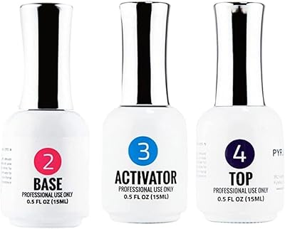 Tori + Mika Dip Liquid Set 3 - Base Coat, Activator, Top Coat