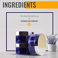 GK Hair Global Keratin Ultra Blonde Bombshell Masque 7.05oz — image 4