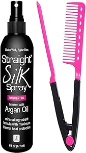 Silk Press Kit Straight Silk Spray with Moroccan Argan Oil 6oz Review