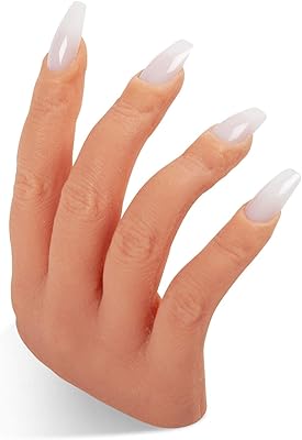 Nail Nobility Professional Silicone Practice Half Hand