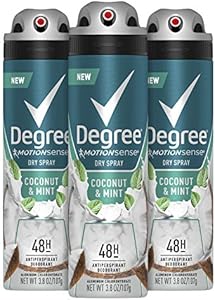 Degree Men Antiperspirant Deodorant Dry Spray Coconut & Mint 3.8 oz Review