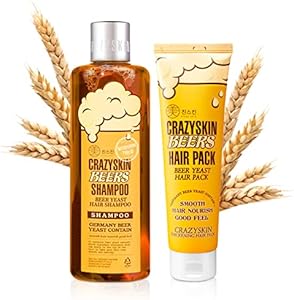 CRAZY SKIN German Beer Yeast Biotin Shampoo & Hair Treatment Set 300ml + 200ml Review