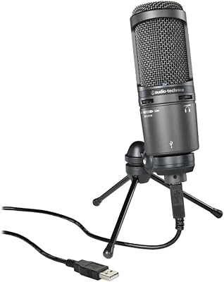 Audio-Technica AT2020USB+ Cardioid Condenser USB Microphone