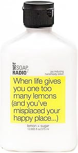 Not Soap, Radio When Life Gives You One Too Many Lemons Hand Body Lotion 250mL Review
