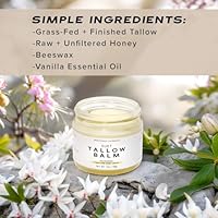 Traditional Nutrients Suet Beef Tallow + Raw Honey Balm 4oz — image 5