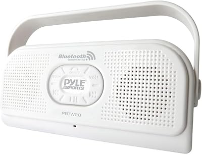 Pyle PBTW20WT Waterproof Bluetooth Shower Speaker