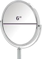 Jerdon Two-Sided Tabletop Makeup Vanity Mirror - 10X-1X Magnification — image 2