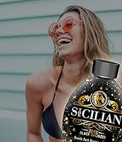 The Sicilian 200X Dark Black Bronzer Tanning Lotion 13.5oz — image 9