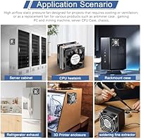 WDERAIR 120mm 4Pin PWM Computer Case Fan — image 2