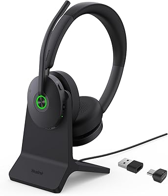 Yealink BH74 with Stand ANC Wireless Bluetooth Headset