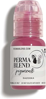 Perma Blend Bazooka Bright Pink Tattoo Ink 0.5oz