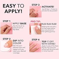 Kiara Sky Dip Manicure Liquid Essentials Kit (Steps 1-4) 0.5 fl oz — image 5