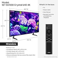 Samsung 50-Inch Crystal UHD 4K DU7200 Series Smart TV — image 2