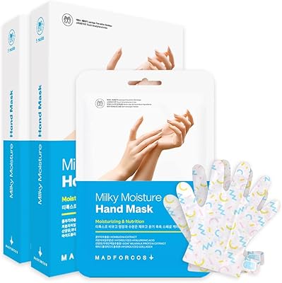 MADFORCOS Milky Moisture Hand Mask – 5 Pairs