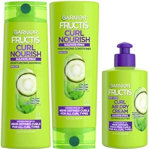 Garnier Fructis Curl Nourish Shampoo, Conditioner & Air Dry Butter Cream Set Review