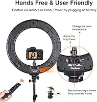 Inkeltech 18-inch Dimmable LED Ring Light — image 4