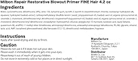 Milbon Repair Restorative Blowout Primer FINE Hair 4.2oz — image 5