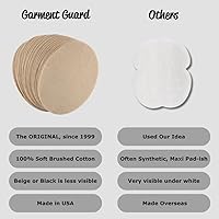 Garment Guard Disposable Adhesive Cotton Underarm Sweat Pads (10 Pairs, Black) — image 5