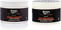 tgin Butter Cream Daily Moisturizer and Honey Miracle Hair Mask Duo, 12 oz — image 1