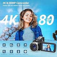 Peryoua V108 4K Camcorder Video Camera — image 2