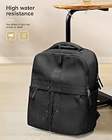 Black Laptop Backpack for Women and Men, 23L Capacity — image 5