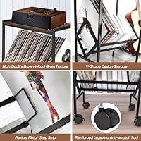 DACK Record Player Stand with Storage — image 5