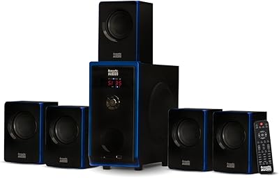 Acoustic Audio AA5102 Bluetooth Powered 5.1 Speaker System