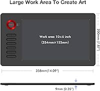 VEIKK A15 Drawing Tablet 10x6 Inch — image 3