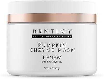 DRMTLGY Pumpkin Enzyme Face Mask with Jojoba Beads, 5.5oz