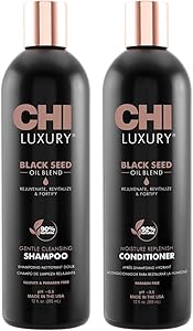 CHI Luxury Black Seed Oil Blend Shampoo & Conditioner 12oz (Pack of 2)