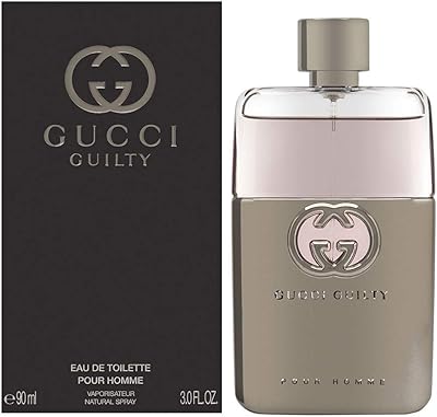 Gucci Guilty by Gucci for Men Eau de Toilette Spray, 3 Fl Oz